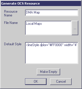 Saving a station to a new OCS resource.