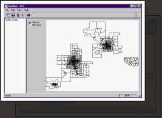 Result of importing a SHP file into a new OCS file.